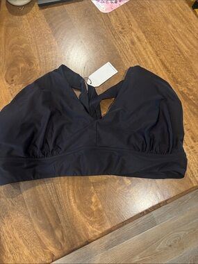 Universal Standard Black Swim Top